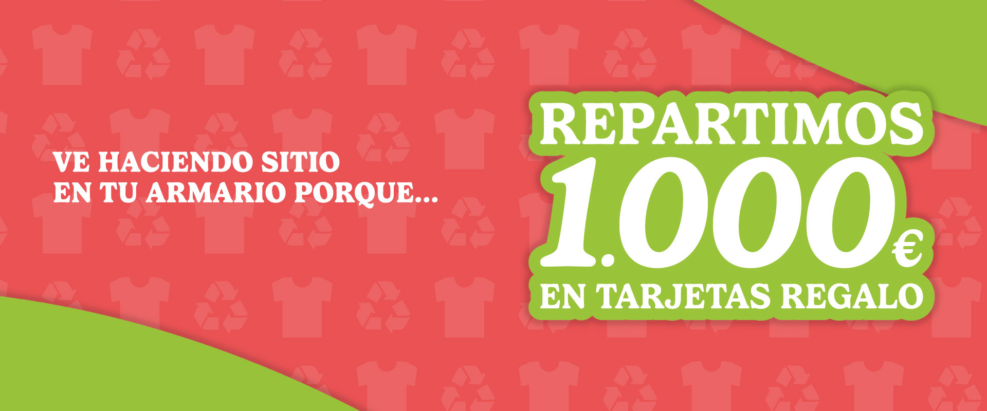 Haz sitio en tu armario porque…¡REPARTIMOS 1.000€ EN TARJETAS REGALO!