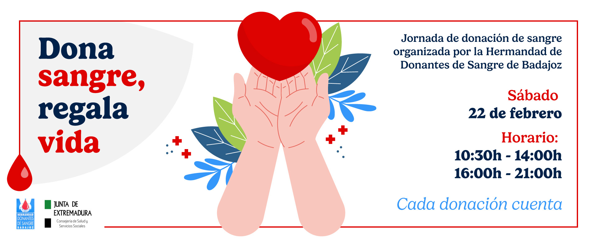 Dona sangre, regala vida.