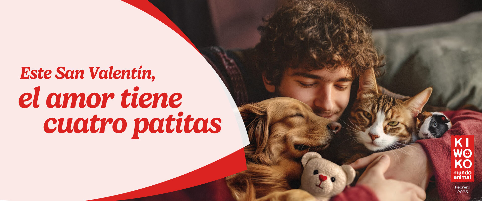 Este San Valentín, el amor tiene cuatro patitas