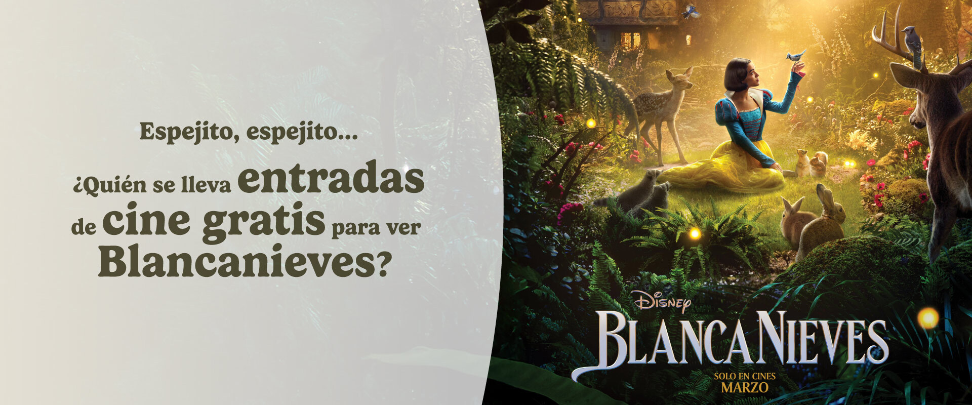 Espejito espejito…¡quiero ir al cine a ver Blancanieves!