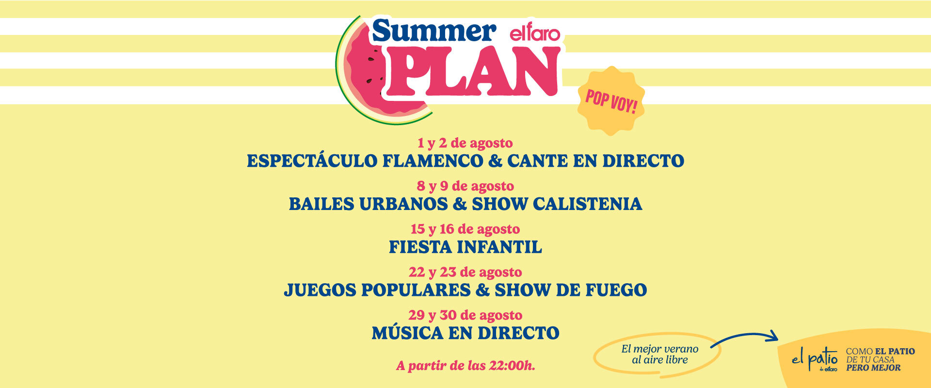 The Summer Plan: El verano de la triple P – Playa, Piscina y… ¡PATIO!
