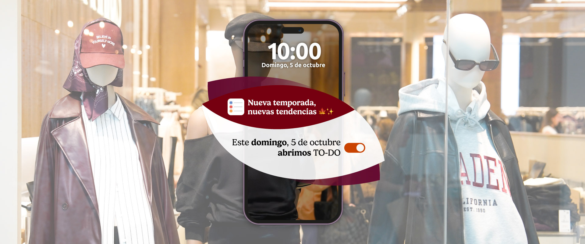 Este domingo, 5/octubre, ABRIMOS TO-DO