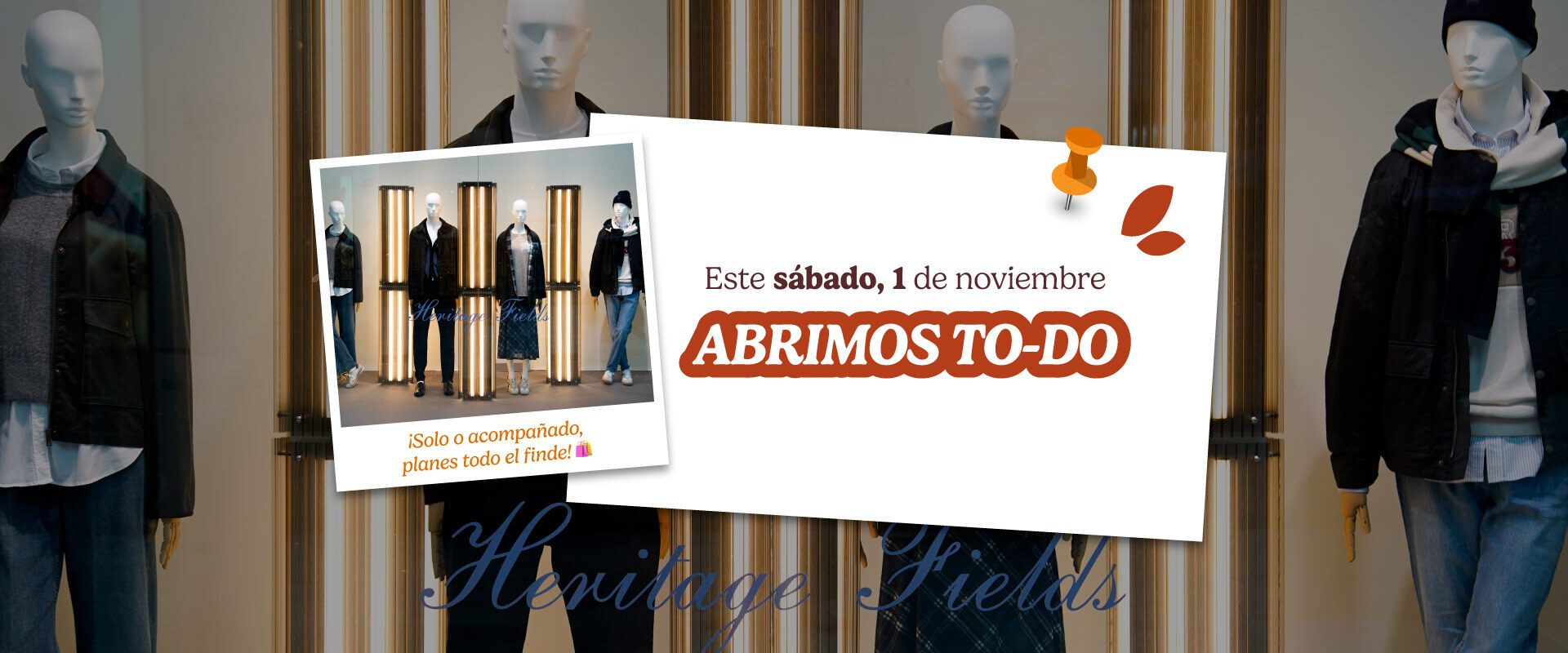 Este sábado, 1/noviembre, ABRIMOS TO-DO