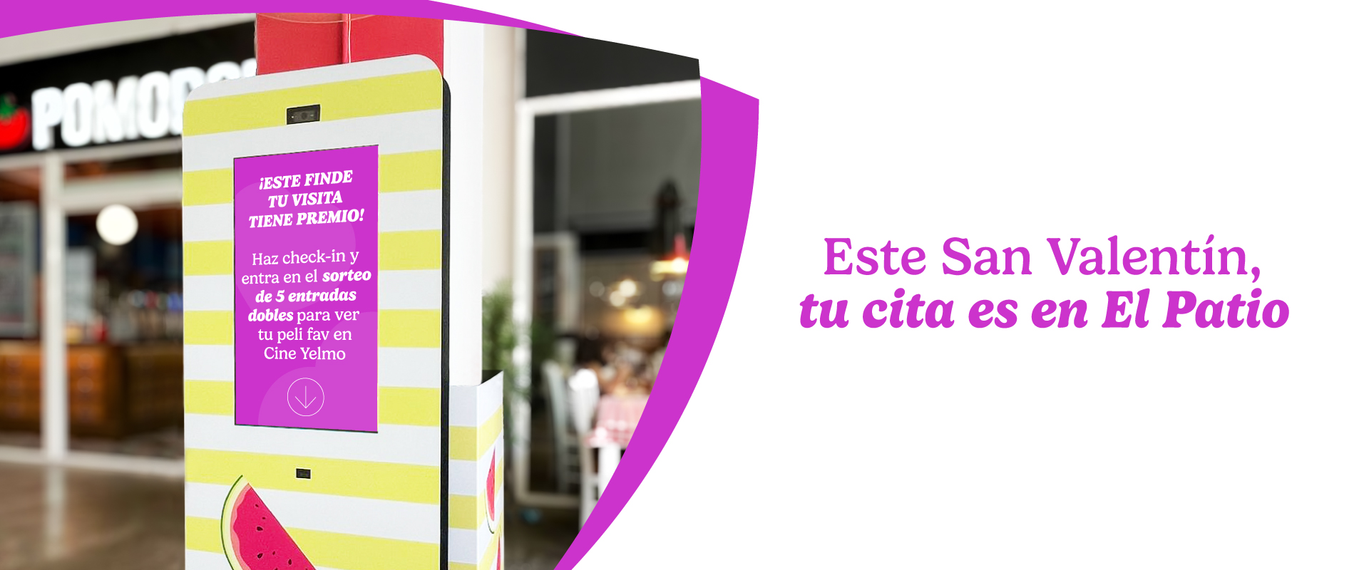 San Valentín en El Patio: consigue entradas dobles en Cine Yelmo