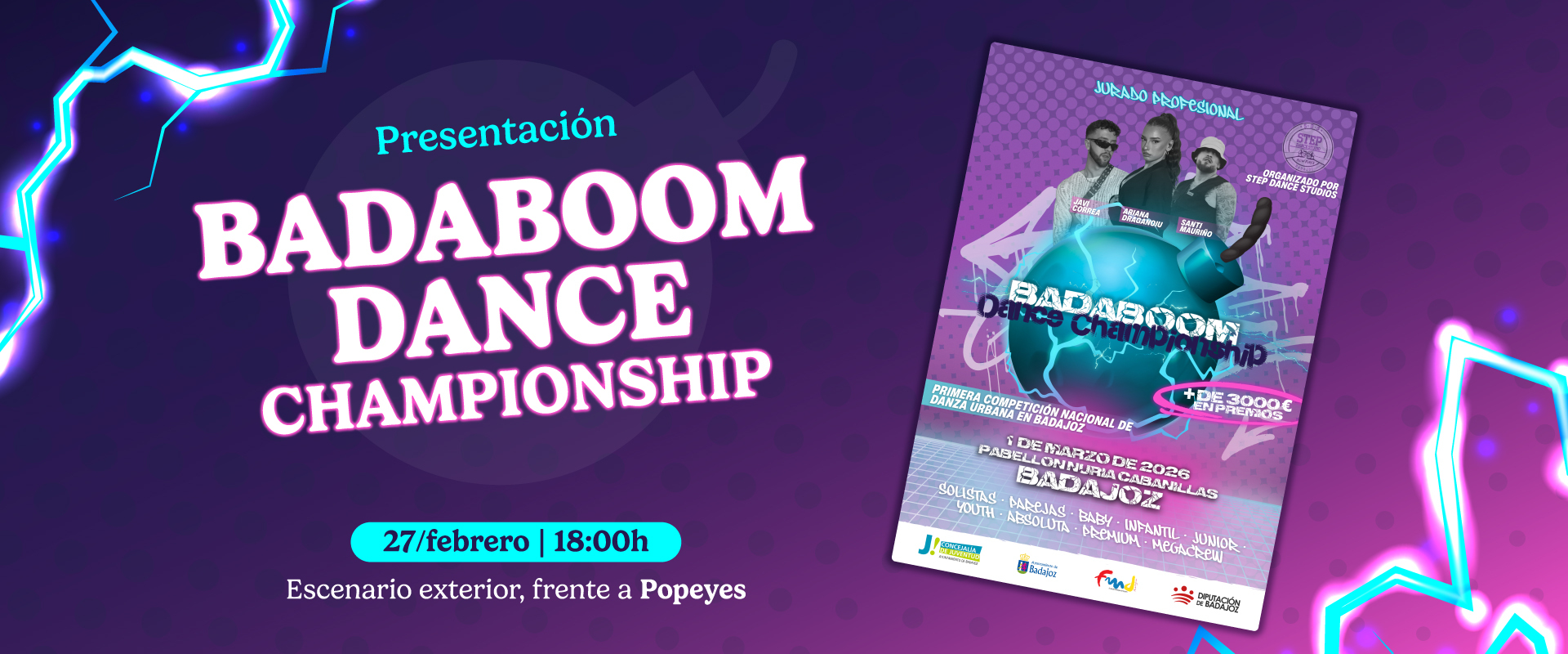 BADABOOM Dance Championships llega a El Faro