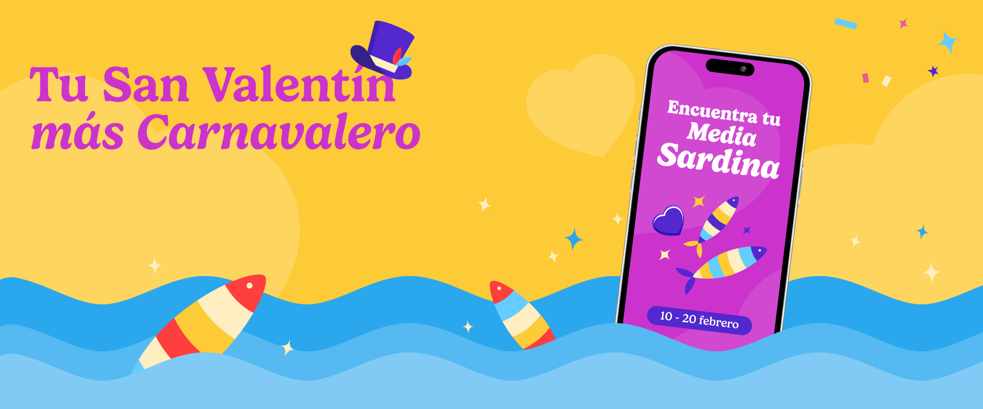 San Valentín 2026 en El Faro: encuentra tu Media Sardina